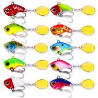 【DT】hot！ HENGJIA Rotating Metal VIB Vibration Bait  9g 13g 16g 22g Spinner Sinking Pin Crankbait Baits Fishing Tackle