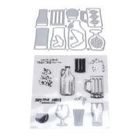 Stamps and Dies for Card Making DIY Scrapbooking Arts Crafts Stamping Stamps Arts Supplies Metal Cutting Dies (5490)