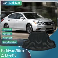 ถาดซับในบูตรถสำหรับ L33 Nissan Altima Teana 2013 ~ 2018พรมกันน้ำพรมฝาหน้าฝาหลังกระโปรงรถแผ่นเก็บของ Eva อุปกรณ์ตกแต่งรถยนต์