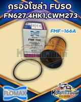 กรองโซล่า FUSO FN627 คอมมอลเรล ME301897, ISUZU 4HK1 , NISSAN  CWM273  MD92T ยี่ห้อ FLOMAX  FMF-166A