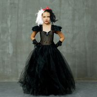 ♠卐 Cruella De Vil Girl Costumes