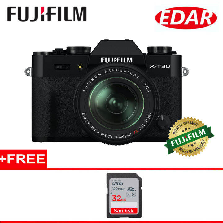 FUJIFILM XT30 II Mirrorless Camera with 1855mm Lens Lazada