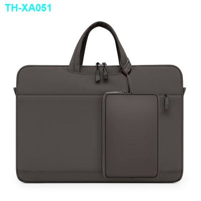 Laptop bag portable female jotter one shoulder/package/inch for the tank