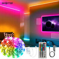 DAYBETTER LED Strip Lights Luces LED Strip with Remote Colour Changing SMD 5050 LED Lights for Home Kitchen Party Christmas