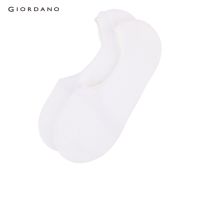 Giordano ถุงเท้าผ้าฝ้ายสแปนเด็กซ์ มองไม่เห็น สําหรับผู้ชาย (2 แพ็ค) 0 01152002