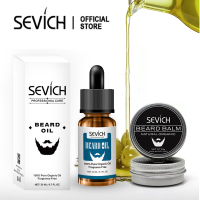 SEVICH Beard Care Set น้ำยาปลูกหนวด เครา คิ้ว เร่งหนวดยาว +  ​บาล์มบำรุงหนวด