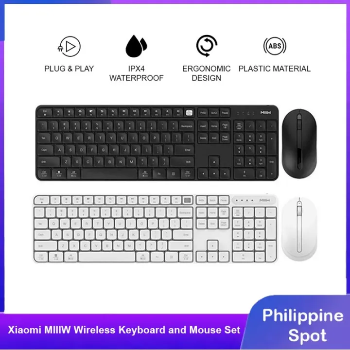 Xiaomi MIIIW Wireless Keyboard and Mouse Set 104 Keys 2.4GHz USB