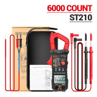 ANENG ST210 Professional Digital Multimeter Clamp Meter Dcac 600A Current Tester 6000นับ True RMS Ampere Meter สำหรับ Eletric