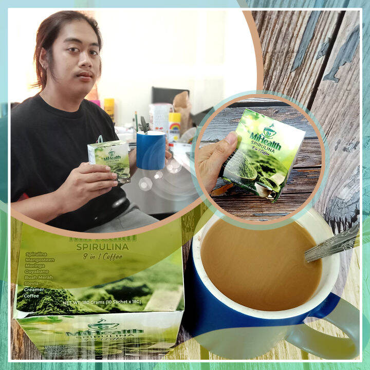 Spirulina Coffee Food Supplement for Immunity and Fight against Cancer