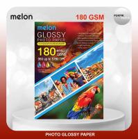 กระดาษโฟโต้ MELON Photo Inkjet Glossy A4 180G.(100แผ่น/1แพ็ค)