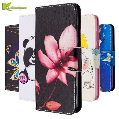 Case on Huawei Huawei P smart Psmart 2020 6.21 Etui Painted Flip Card Slot Walltet Soft Leather Coque Huawei P smart 2019 Cover