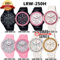 CASIO ของแท้ รุ่น LRW-250H นาฬิกาผู้หญิง สายเรซิน แสดงวันที่แบบเข็ม รับประกัน 1 ปี LRW250H LRW250