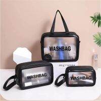 【cw】3 Pcs set Cosmetic Bag Outdoor Makeup Storage Organizer PVC Waterproof Womens Bathroom Ho Travel Portable Shower Supplies