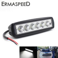 ไฟหน้ารถมอเตอร์ไซค์แบบ Led สปอตไลท์เสริม12V 6000K รถจักรยานวิบากโมโตครอสไฟตัดหมอกสำหรับรถยนต์รถบรรทุกไฟทำงาน Moto