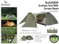 Blackdeer Archeos Tent With Screen Room Olive/Green#เต็นท์ขนาด3-4คน