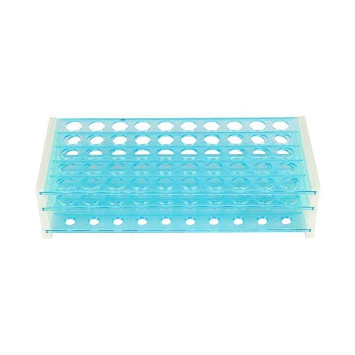 cw-๑-plastic-test-tube-bracket-rack-for-16mm-tubes-50-hole-positions-three-holder-1-pc