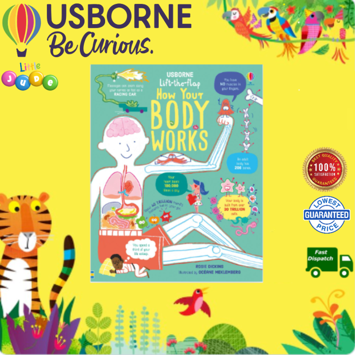 Usborne Lifttheflap How Your Body Works Children's Book Lazada PH