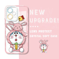 Casing Ponsel สำหรับ Xiaomi Redmi Note 11 Pro + 5G Xiaomi Poco X4 NFC Redmi Note 12 4G 5G Xiaomi Poco X5 5G เคสการ์ตูนกันกระแทกของแท้ปลอกอ่อนคลุมทั้งหมดเคสมือถือใสป้องกันกล้อง