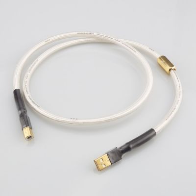 คุณภาพสูง Audiocrast A26ชุบเงิน QED Hifi Usb คุณภาพสูง6N ชนิด OCC A-B ข้อมูล DAC USB