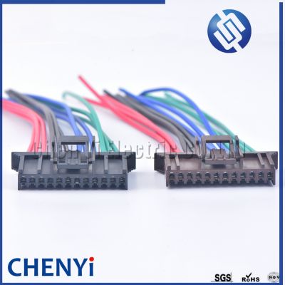 Hot Selling Delphi 12 Pin Plastic Housing Plug 12P FCI Wire Harness Connector 211 PC122S0017 211PC122S0017 With 15 Cm 18Awg Pigtail Plug