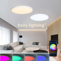 MARPOU RGB สมาร์ทไฟเพดาน App ควบคุมเสียง Alexa รีโมทคอนล220V สมาร์ทโคมไฟ Led ไฟสำหรับห้องนอน