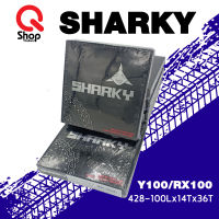 โซ่สเตอร์ ยี่ห้อ SHARKY Y100/RX100 428-100Lx14Tx36T