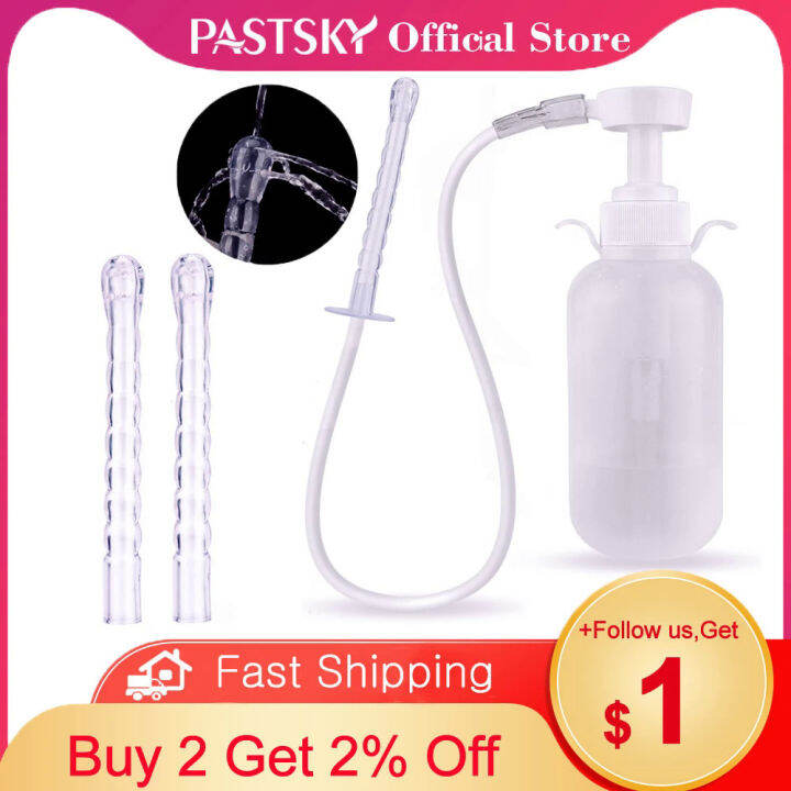300ml Reusable l Douche Enema Kit Flusher Irrigation Cleaning Washing