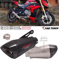 Slip On 60MM Motorcycle Exhaust Pipe System Modified Muffler Moto Escape Laser Removable DB Killer For BMW S1000 S1000R S1000RR