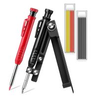 Multi-Function Scribing Tool, Aluminum Alloy Adjustable Contour Gauge for DIY Woodworking Measuring Scribe Tool