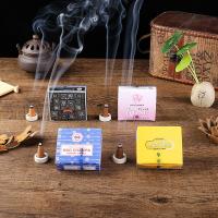 12Pcs/box Incense Cones Tower Incense Rose Sandalwood Aromatherapy Buddhism Gifts Home Room Decor