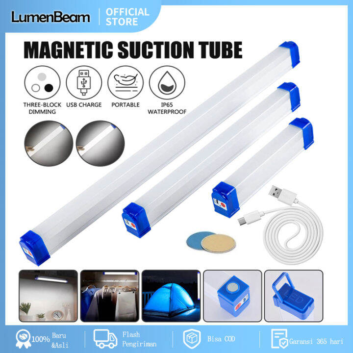 LumenBeam Lampu Emergency LED 40W/60W/80W Rechargeable Tahan 10jam