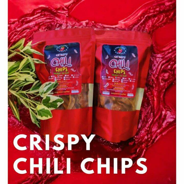 【Food】 Crispy Chili Chips Spicy Level 1 2 3 Lazada PH
