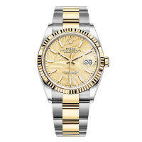 【จัดส่งฟรี】ของแท้Rolex Datejust 40 Watch: Yellow Rolesor - M126233-0038 WoMens Watch,40mm, นาฬิกาข้อมือผู้ชาย มีพายน้ำ นาฬิกาผู้ชายกลไกหรูหรา【บรรจุภัณฑ์ของแท้】