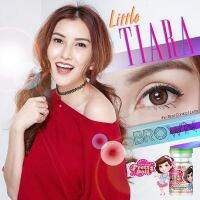 (COD) คอนแทคเลนส์ Contactlens สายธรรมชาติ. รุ่น Little tiara สายตา+ปกติ Prettydoll 0.00 ถึง - 6.00 เลนส์นิ่มใส่สบายตา แถมตลับ