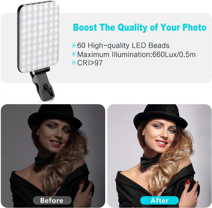 anautin-selfie-light-60-led-2200mah-rechargeable-cell-phone-fill-light-7-modes-10-level-brightness-portable-clip-on-light-for-phone-tablet-laptop-zoom-call-vlog-makeup-tiktok-video-fill-light-selfie-l
