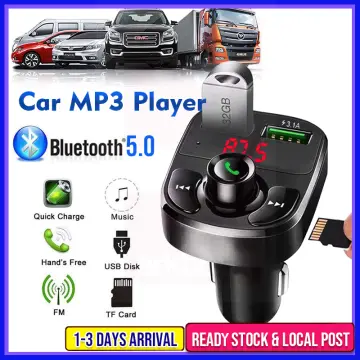 Bluetooth Handsfree Car Kit Wireless Bluetooth Adapter Receiver  Speakerphone MP3 Music Player with Car Sun Visor Clip Auto Accessories Car  Bluetooth