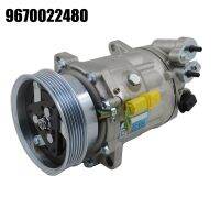 1 Piece AC Compressor Air Conditioning Compressor Automobile 9670022480 Replacement for Citroen C5 / Peugeot 407 607