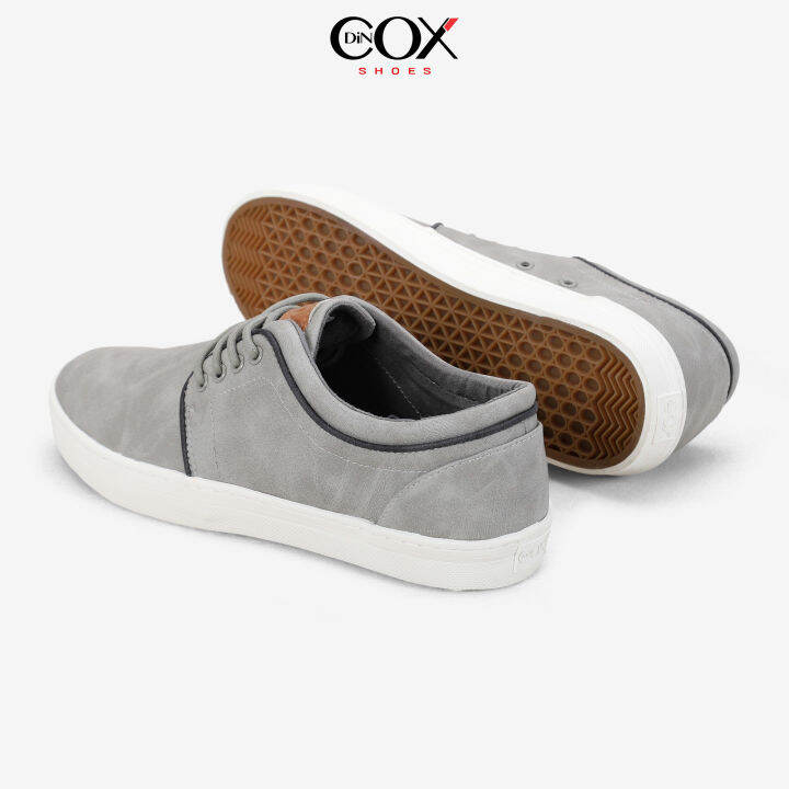 Nhập RS0822 giảm 30k cho đơn 99k]Giày Sneaker Da Nam DINCOX C03 Màu Xám  Grey - TÂM AN SHOES 