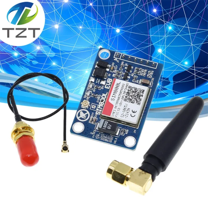 Tzt Sim800l V20 5v Wireless Gsm Gprs Module Quad Band W Antenna Cable Cap Lazada Ph 0824