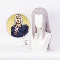 Cosplay Wig JOJOs Bizarre Adventure Leone Abbacchio Moody Blues Wig Golden Wind Head Costume Halloween Party Wigs