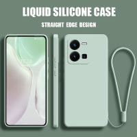 เคส Vivo Y35 case เคสกันกระแทกซิลิโคนเหลวแบบเต็มรูปแบบต้นฉบับสี่เหลี่ยมจัตุรัสตัวป้องกันกล้องด้านหลัง