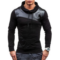 New Spring Men Fight Leather Sweatshirt Fashion Casual High Quality Ultra-Thin Teenager Hooded Jacket 3Color S-2XL Free Shipping