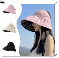 Gorra de protección solar anti UV para mujer gorra vacía anti ultravioleta ajustable UPF50 visera sombrero para el sol al aire libre