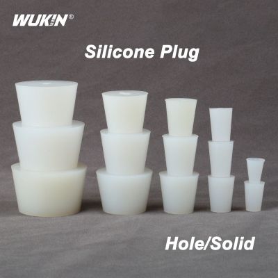 【DT】hot！ Silicone Plug Fermenter Cover Rubber Stopper With Hole Laboratory Acid   Alkali Resistant Brew Wine Stoppers