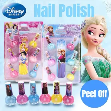 Townley Girl Disney Frozen Non-Toxic Peel-Off Water-Based Natural