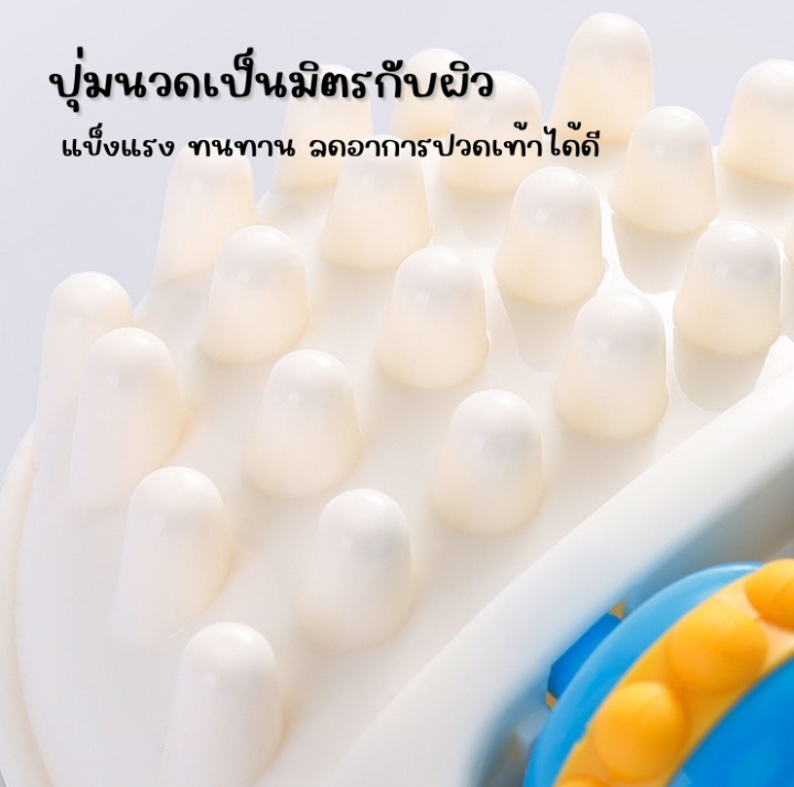 อุปกรณ์นวดฝ่าเท้า-ลูกกลิ้งนวดเท้า-28-5x13cm-บรรเทาอาการปวดเมื่อย-ที่กดจุด-ลูกกลิ้งนวดฝ่าเท้า