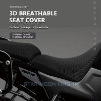 รถจักรยานยนต์ Anti-Slip 3D ตาข่ายผ้าที่นั่ง Breathable เบาะกันน้ำสำหรับ Suzuki V-Strom VStrom DL1050 DL1050XT DL 1050