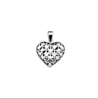 Silver Heart Star Pendant/จี้หัวใจดาวสีเงิน