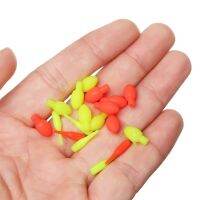 【YF】❀✠□  50 PCs Weight Fishing Tail Conspicuous Rubber Beans   Connectors Tackles Tools Accessories