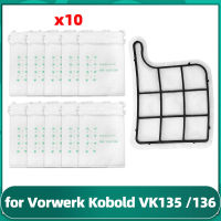 ตัวกรองป้องกันมอเตอร์แบบถุงหูรูดสำหรับอะไหล่เปลี่ยนอะไหล่ VK135 Vorwerk Kkobold 136เครื่องดูดฝุ่น